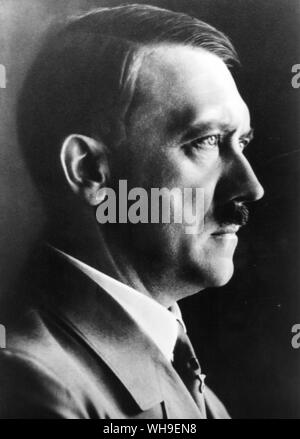 Austrian-born Nazi leader in Germany from 1921, Adolf Hitler (1889-1945). 1936 photo Stock Photo