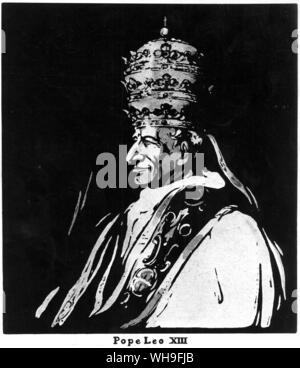 Pope Leo XIII (1810-1903), Pope from 1878. Stock Photo