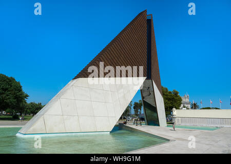 Belem War Memorial (Monumento aos Combatentes da Guerra do Ultramar), Belem, Lisbon, Portugal, Europe