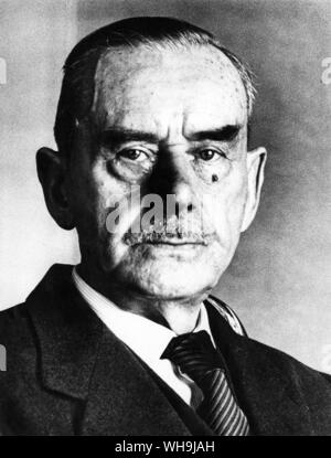 Thomas Mann (1875-1955), German novelst. Stock Photo