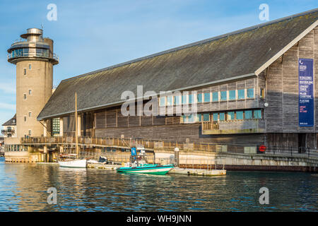 National Maritime Museum Cornwall, Discovery Quay, Falmouth, Cornwall, England, United Kingdom, Europe Stock Photo