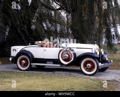 An outstanding model from Moon was the 1929 hite Prince of Windsor straight-eight Stock Photo