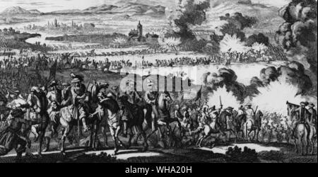 Battle of the Boyne, 1st July 1690. Stock Photo