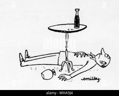 Cartoons by Smilby from The Complete Imbiber . Stock Photo