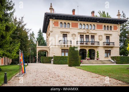juria Enea Palace, domicile of the Lehendakari, the Basque prime minister, in Vitoria-Gasteiz, Basque Country, Spain Stock Photo