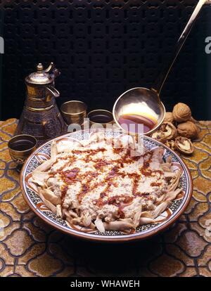 International Cooking . Circassian Chicken, Turkey.. Stock Photo