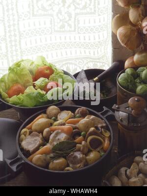 French Recipes By Jill Pound-Corner.. . . Stock Photo