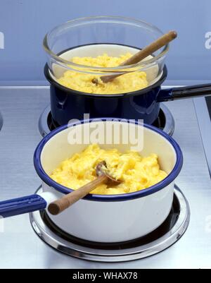 Scrambled Eggs Stock Photo