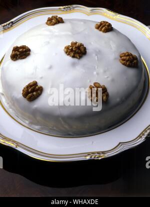Walnut Cake Stock Photo
