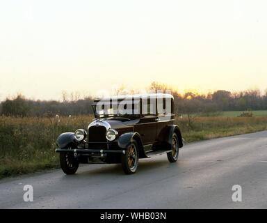 Transport Road 1927. Auburn 6-66 Wonderful Sedan Stock Photo