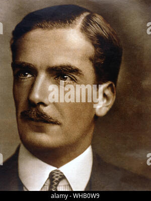 Sir Anthony Eden - born Robert Anthony Eden, 1st Earl of Avon on 12th June 1897, died 14th January 1977.. Stock Photo