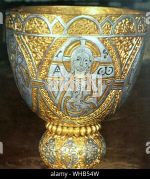 Tassilo chalice from Kremsmünster Abbey ,  Austria c 780 AD Stock Photo