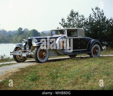 Transport Road 1931. Cord L-29 Cabriolet. Stock Photo