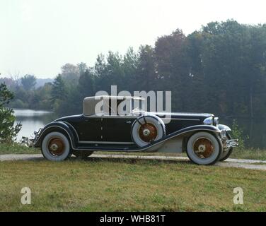 Transport Road 1931. Cord L-29 Cabriolet. Stock Photo