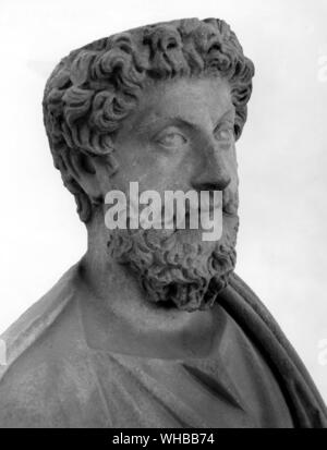 Marcus Aurelius -  Roman Emperor from 161 to his death in 180 Stock Photo