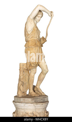 Amazon statue in Capitoline Museums, Rome, Italy. 10 BC-10 AD. Replica from an original by Phidias Stock Photo