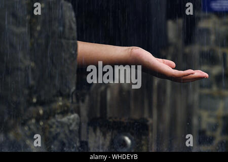 Hand in Handシリーズ Feeling in the Rain hand-out-in-the-rain-to-see-if