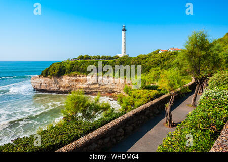 Phare de Biarritz is a lighthouse in Biarritz city in France Stock Photo