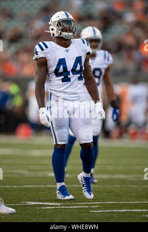 Indianapolis Colts outside linebacker Zaire Franklin (44) during NFL ...