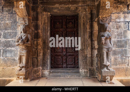 Padmanabhapuram Palace is a travancore era ancient palace in Padmanabhapuram village near Kanyakumari in Tamil Nadu in India Stock Photo