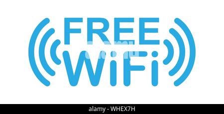 Free access to the WiFi network. Information icon Stock Vector