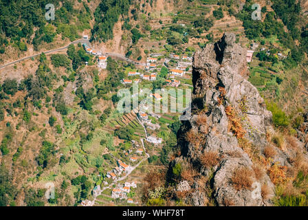 View from Eira do Serrado, Madeira Stock Photo