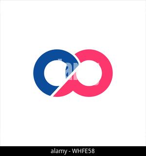 Letter cp logo icon design template elements Stock Vector