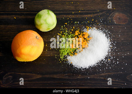 Margarita Salt Ingredients Stock Photo