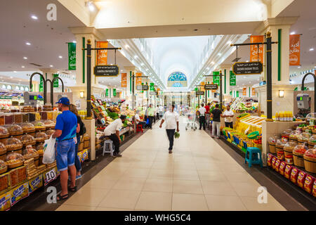 SHARJAH, UAE - MARCH 01, 2019: Souq al Jubail or Jubail Souk is a market located in the centre of Sharjah city in United Arab Emirates or UAE