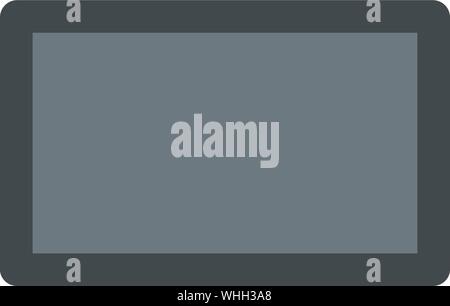 Screen tablet icon. Flat illustration of screen tablet vector icon for web design Stock Vector