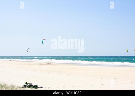 White sand beach called “Miami” on the Gold Coast - Queensland, Australia. Stock Photo