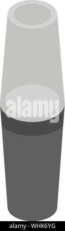Bar shaker icon, isometric style Stock Vector