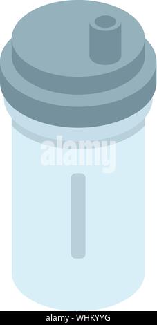Drink shaker icon, isometric style Stock Vector