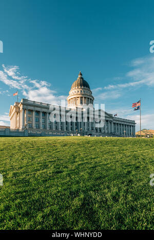 The Utah State Capitol Building, in Salt Lake City, Utah Stock Photo