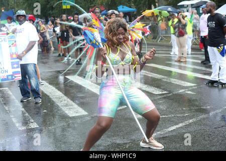 Monday September 2, 2019 11am Eastern Parkway Brooklyn New York West Indian Day Parade 2019 Stock Photo