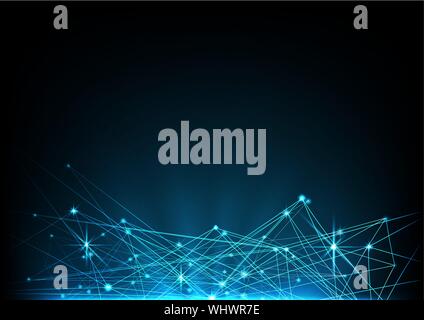 futuristic shape. Computer generated abstract background. Stock Vector