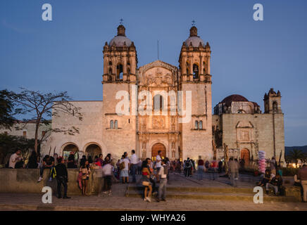 The Cathedral of Our Lady of the Assumption, Oaxaca, Mexico. Stock Photo