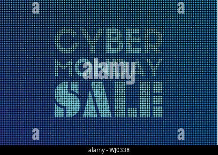 Cyber monday sale discount poster or banner with glitch Stock Vector ...