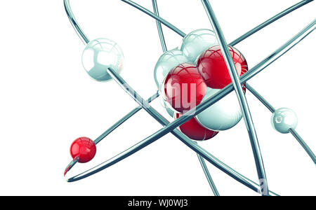 3d atom or molecule modern design Stock Photo