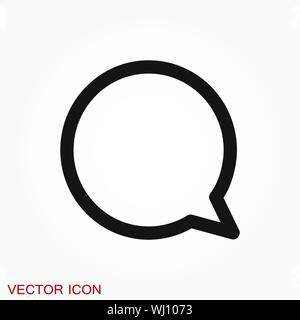 Speech bubble icons on background. Vector illustration. Stock Vector
