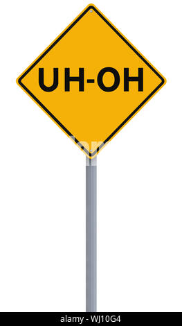 Uh-Oh Stock Photo
