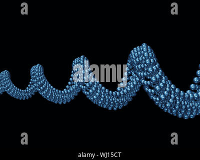 Pure Geometry series. Background of blue spiral elements for your design needs on the subject of industry, science and technology Stock Photo