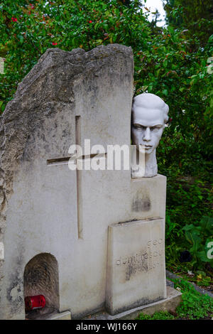 Serban Voda cemetery (commonly known as Bellu cemetery) is the largest and most famous cemetery in Bucharest, Romania. Stock Photo