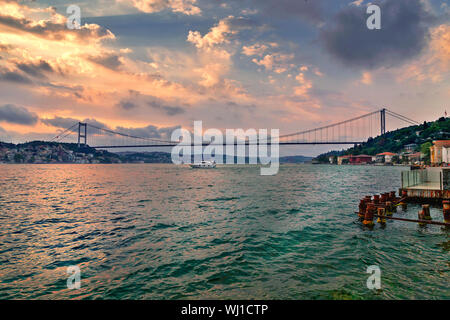 Turkey, Istanbul, Beykoz, Göksu Deresi Anadolu Hisari Stock Photo