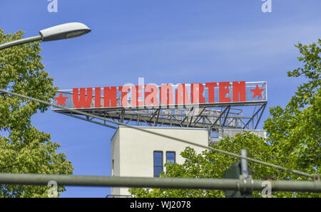 View, architecture, Outside, Outside, outside view, outside view, Berlin, Berlin middle, Germany, entertainment, building, building, hall, logo, middl Stock Photo