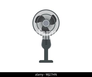 Table fan line icon household appliance vector image Stock Vector