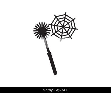 Dust remove brush icon Stock Vector