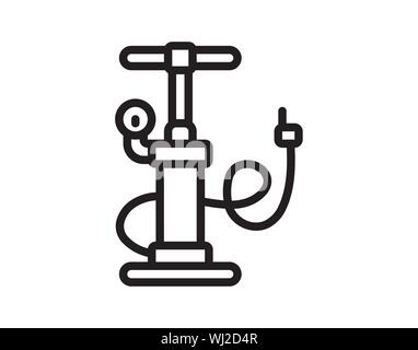 Automobile air-pump vector image Stock Vector