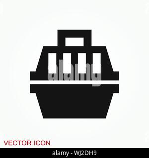 Bird cage icon for your design, logo. Vector illustration Stock Vector