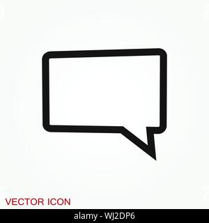 Speech bubble icons on background. Vector illustration. Stock Vector